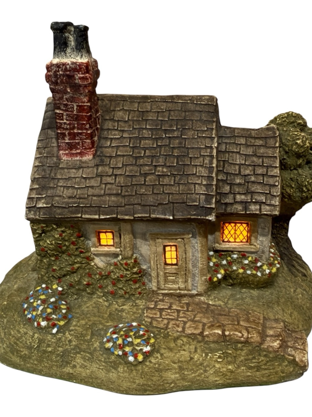 Antique John Hopkins Colonel Claybourne's Half Timbered Cottage Village Lights L